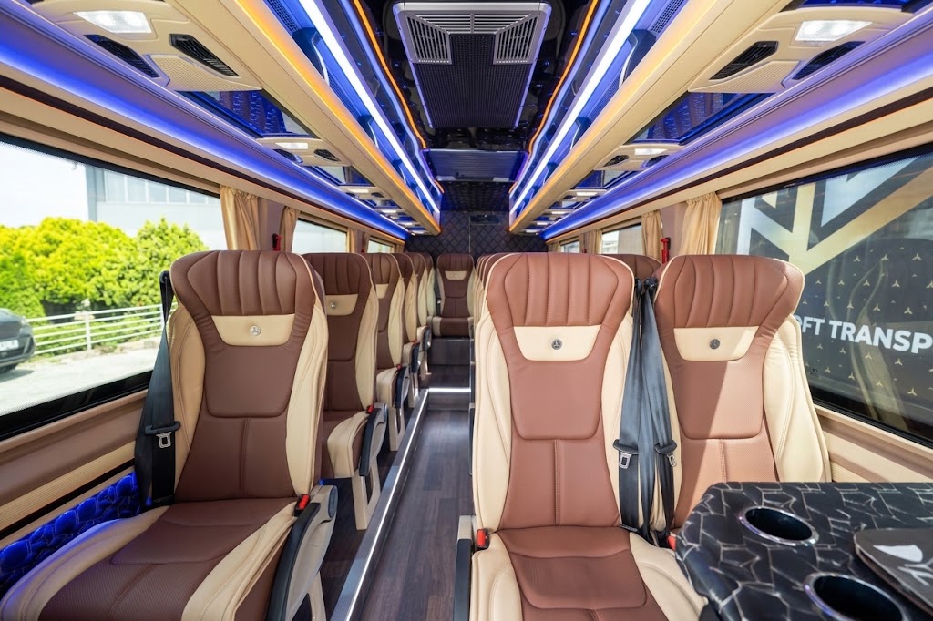 Mercedes-Benz Sprinter aisle and LED lighting